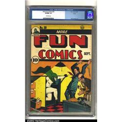 More Fun Comics #59 Larson pedigree (DC, 1940) CGC VF/NM 9.0 Off-white pages. The Spectre makes a...