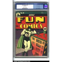 More Fun Comics #64 (DC, 1941) CGC VF- 7.5 Cream to off-white pages. On the cover of this particu...