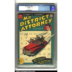 Mr. District Attorney #1 (DC, 1948) CGC VF 8.0 Off-white pages. This is a nice first issue of a s...