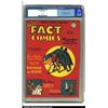 Image 1 : Real Fact Comics #5 (DC, 1946) CGC VF+ 8.5 White pages. Gorgeous, deep red dominates this cover,...