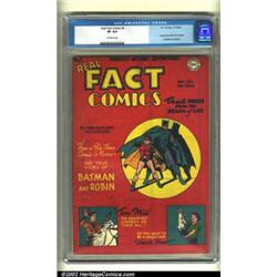 Real Fact Comics #5 (DC, 1946) CGC VF 8.0 Off-white pages. This somewhat eclectic title offered u...