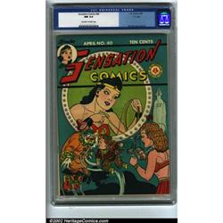 Sensation Comics #40 "D" Copy pedigree (DC, 1945) CGC NM 9.4 Off-white to white pages. This beaut...