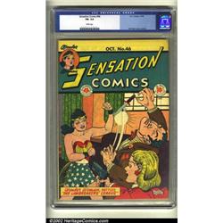 Sensation Comics #46 (DC, 1945) CGC FN- 5.5 White pages. H.G. Peter's artwork was very distinctiv...