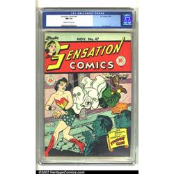 Sensation Comics #47 (DC, 1945) CGC NM 9.4 Off-white to white pages. This title is undervalued an...
