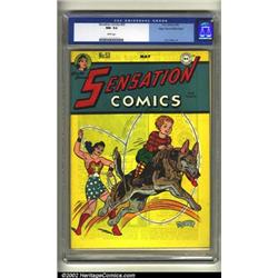 Sensation Comics #53 Mile High pedigree (DC, 1946) CGC NM- 9.2 White pages. H.G. Peters renders a...