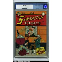 Sensation Comics #56 Mile High pedigree (DC, 1946) CGC NM 9.4 White pages. Here is a "sensational...