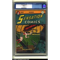 Sensation Comics #59 (DC, 1946) CGC NM 9.4 Off-white pages. This is a sensational copy that could...