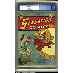 Sensation Comics #71 Mile High pedigree (DC, 1947) CGC VF/NM 9.0 White pages. Only some minor edg...
