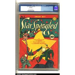 Star Spangled Comics #3 (DC, 1941) CGC VF 8.0 Cream to off-white pages. At first their names, The...