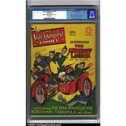 Star Spangled Comics #7 (DC, 1942) CGC VF 8.0 Off-white pages. Jack Kirby and Joe Simon really ou...