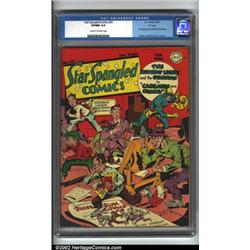 Star Spangled Comics #29 "D" Copy pedigree (DC, 1944) CGC VF/NM 9.0 Cream to off-white pages. A f...