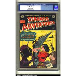 Strange Adventures #7 Bethlehem pedigree (DC, 1951) CGC VF+ 8.5 Off-white to white pages. This gr...