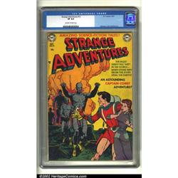 Strange Adventures #13 (DC, 1951) CGC VF 8.0 Off-white to white pages. This fantastic cover shows...
