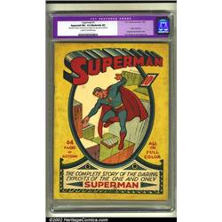 Superman #1 (DC, 1939) CGC Apparent FN+ 6.5 Moderate (P) Cream to off-white pages. Considered the...