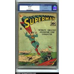 Superman #7 (DC, 1940) CGC FN 6.0 Off-white pages. Superman battles enemy war planes on this supe...