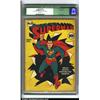 Image 1 : Superman #9 (DC, 1941) CGC Qualified VF 8.0 Off-white pages. This is one of the classic early cov...