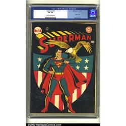 Superman #14 (DC, 1942) CGC VG- 3.5 Cream to off-white pages. One of the greatest covers of Super...