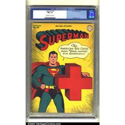 Superman #34 (DC, 1945) CGC NM- 9.2 Off-white to white pages. Superman lends his support to the R...