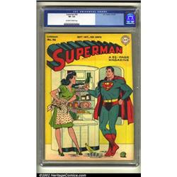 Superman #36 (DC, 1945) CGC VF- 7.5 Off-white to white pages. This issue features a great full sh...