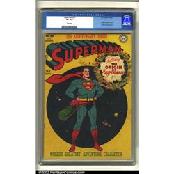 Superman #53 (DC, 1948) CGC VF- 7.5 Cream pages. Wayne Boring draws the classic tenth anniversary...