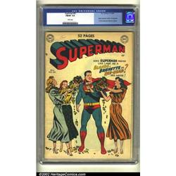 Superman #61 (DC, 1949) CGC FN/VF 7.0 White pages. This book is key for many reasons. It retells...