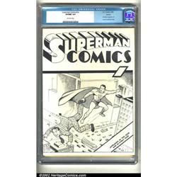 Superman Ashcan #nn (DC, 1939) CGC VF/NM 9.0 Off-white pages. For any Superman title collector, t...