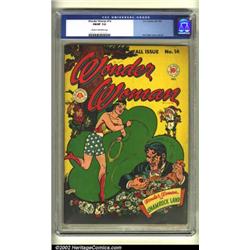 Wonder Woman #14 (DC, 1945) CGC FN/VF 7.0 Cream to off-white pages. Wonder Woman remains toward t...
