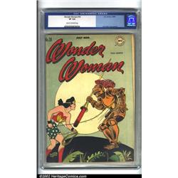 Wonder Woman #18 (DC, 1946) CGC VF 8.0 Cream to off-white pages. A typically understated but eye-...