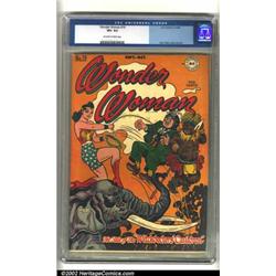 Wonder Woman #19 (DC, 1946) CGC VF+ 8.5 Off-white to white pages. With the help of an elephant, W...