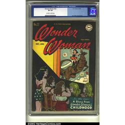 Wonder Woman #23 (DC, 1947) CGC VF 8.0 Off-white to white pages. If you think watching home movie...
