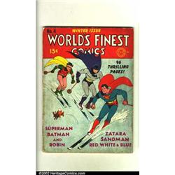 World's Finest Comics #4 (DC, 1941) GD/VG Off-white pages. This is a very solid book that you sho...