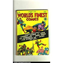 World's Finest Comics #10 Pop Hollinger Copy (DC, 1943) GD+  Here is another cool Pop Hollinger b...