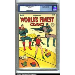 World's Finest Comics #18 Mile High pedigree (DC, 1945) CGC NM+ 9.6 White pages. If you really wa...