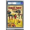 Image 1 : World's Finest Comics #18 (DC, 1945) CGC VF+ 8.5 Off-white to white pages. Superman, Batman and R...