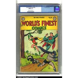 World's Finest Comics #68 (DC, 1954) CGC FN/VF 7.0 Cream to off-white pages. This classic book is...