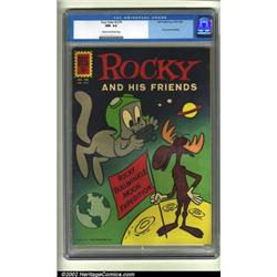 Four Color #1275 (Dell, 1961) CGC NM- 9.2 Cream to off-white pages. Rocky and Bullwinkle land on...
