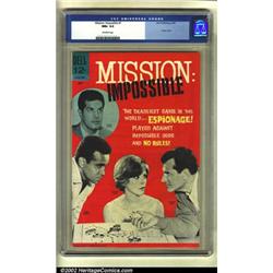Mission: Impossible #1 (Dell, 1967) CGC NM+ 9.6 Off-white pages. This photo cover premiere issue...