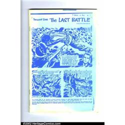 Twilight Zone #94 (Gold Key, 1963). This is the unpublished blue line proof copy of Twilight Zone...