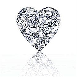 EGL CERT 0.7 CTW HEART DIAMOND D/SI2