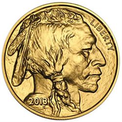 Uncirculated Gold Buffalo Coin One Ounce (date of our c