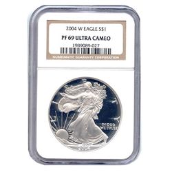 Certified Proof Silver Eagle PF69 2004