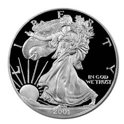 Proof Silver Eagle 2001-W