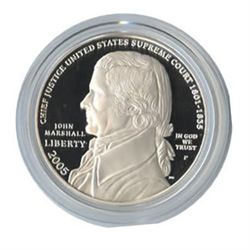 US Commemorative Dollar Proof 2005 Chief Justice John M