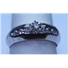 Image 1 : 0.48 CTW DIAMOND RING 14K WHITE GOLD