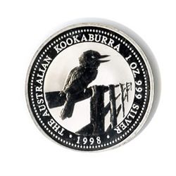 Australian Kookaburra 1 oz. Silver 1998