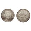 Image 1 : A RARE 1862, SMALL 6, CHOICE MINT STATE-64 FIVE CENTS PIECE”.