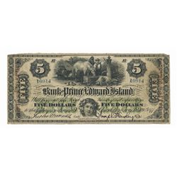 THE BANK OF PRINCE EDWARD ISLAND.