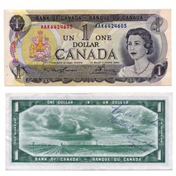 AUTOGRAPHED BANK NOTES.