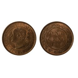 1858 LARGE CENT. TIED ‘FINEST’ KNOWN.