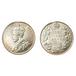 A RARE 1932 FIFTY CENTS IN MINT STATE-64.